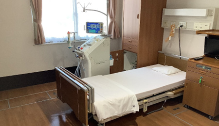 自分の部屋で透析ができます。